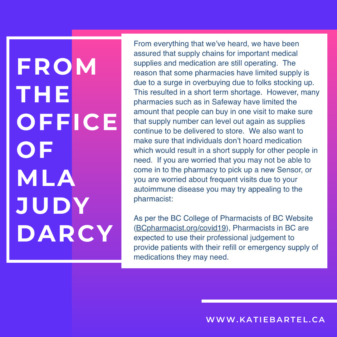 MLA Judy Darcy's Office