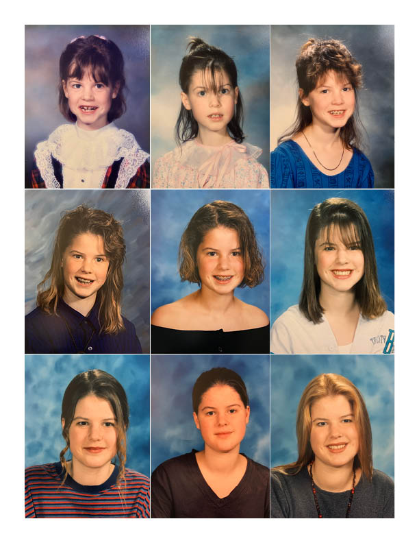 RD Katie Bartel shares the story of her type-1 diabetes early years through the progression of school photos