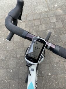 Trial and error with sport makes it easy with the Dexcom app on Garmin Edge bike computer showing blood sugars